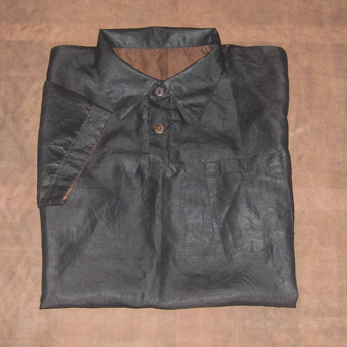 Gekr?uselte Seide Short Sleeve Herren Polo