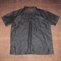 Strukturierte Seide Short Sleeve Herren Polo