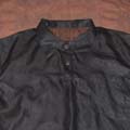 Strukturierte Seide Short Sleeve Herren Polo