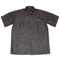 Gambiered Silk short sleeved womens shirt